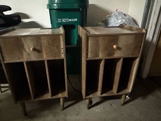 Pair of bed side tables