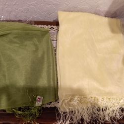 Brand New Lemon & Lime Color Scarfs. $5 Each. 