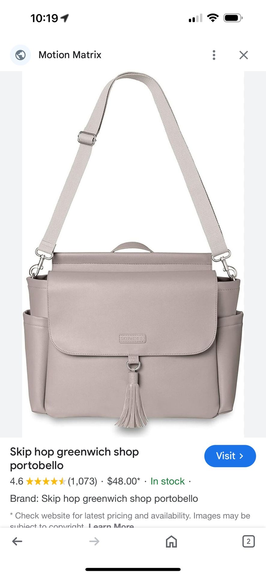 Skip Hop Diaper Bag