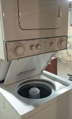 Whirlpool washer dryer station gas dryer