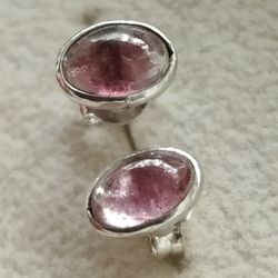 SS Tourmaline Stud Earrings 