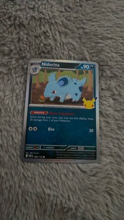 Nidorina Pokémon Trading Card 088/128