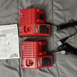 Milwuakee Charger M12 and M18