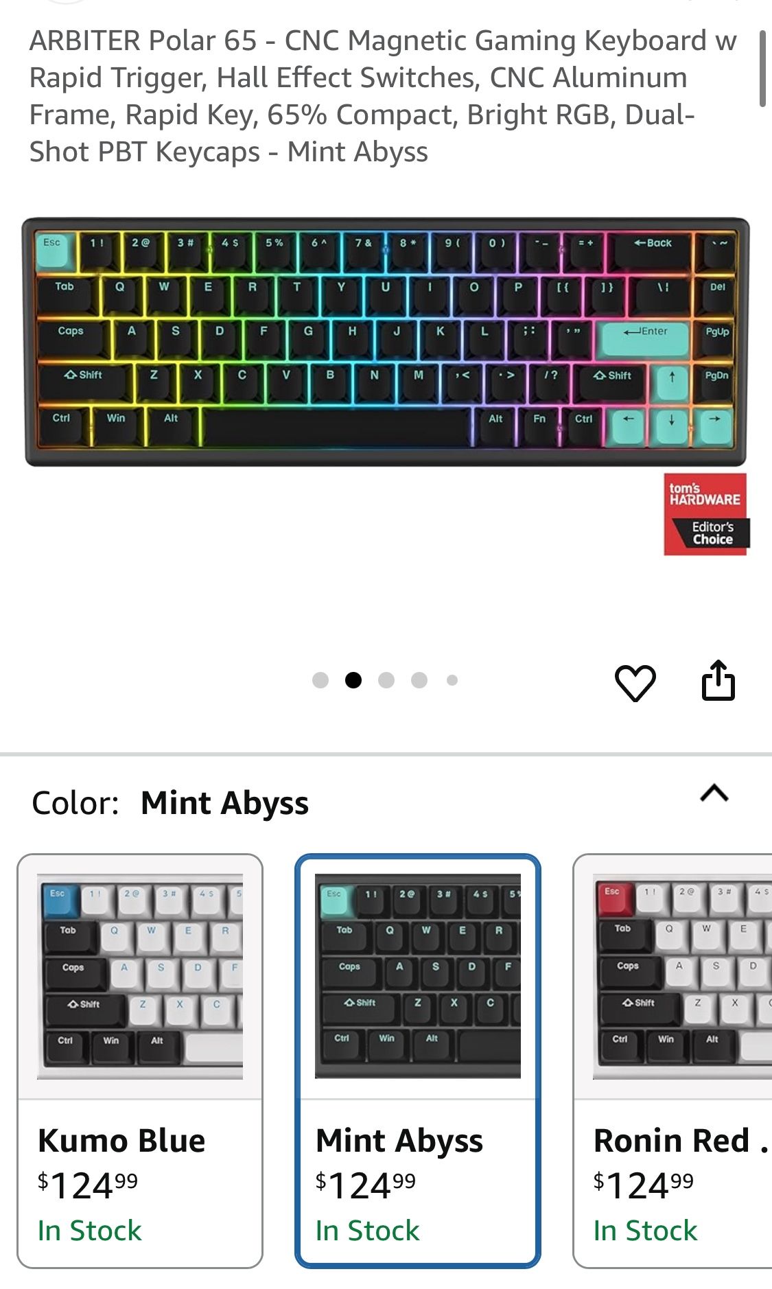 ARBITER Polar 65 Gaming Keyboard