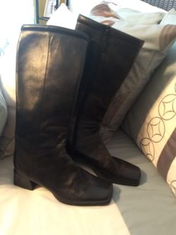 Tall Leather Boots size 7