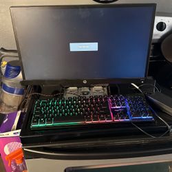 Monitor And Keyboard 