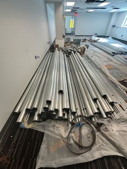 Electrical conduit, EMT 3", 2", 1", fittings, unistrut, etc