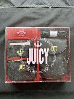 BRAND NEW JUICY COUTURE PURSE AND WALLET GIFT SET 