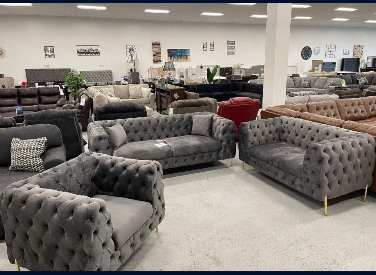 Merkur 3 Piece Sofa / Loveseat/ Chair