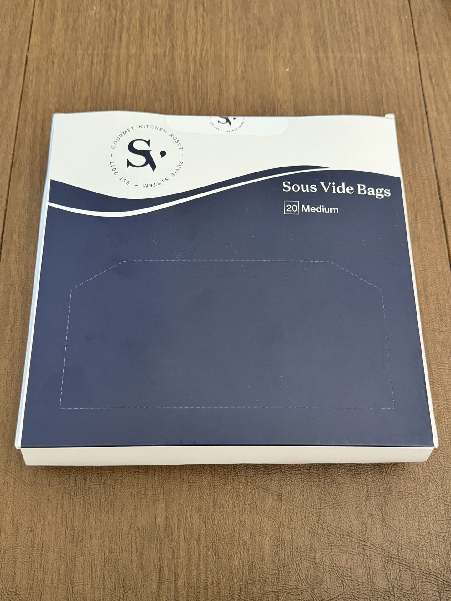 Sous Vide Bags 20 Count Medium For Cooking/Microwave Heating Vacuum Zipper (A)