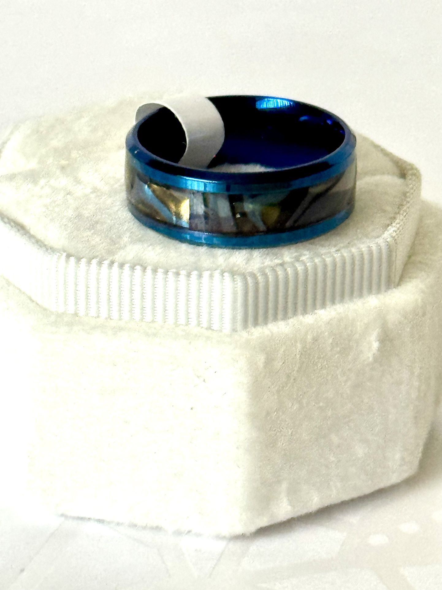Abalone Shell Ring, Size 8