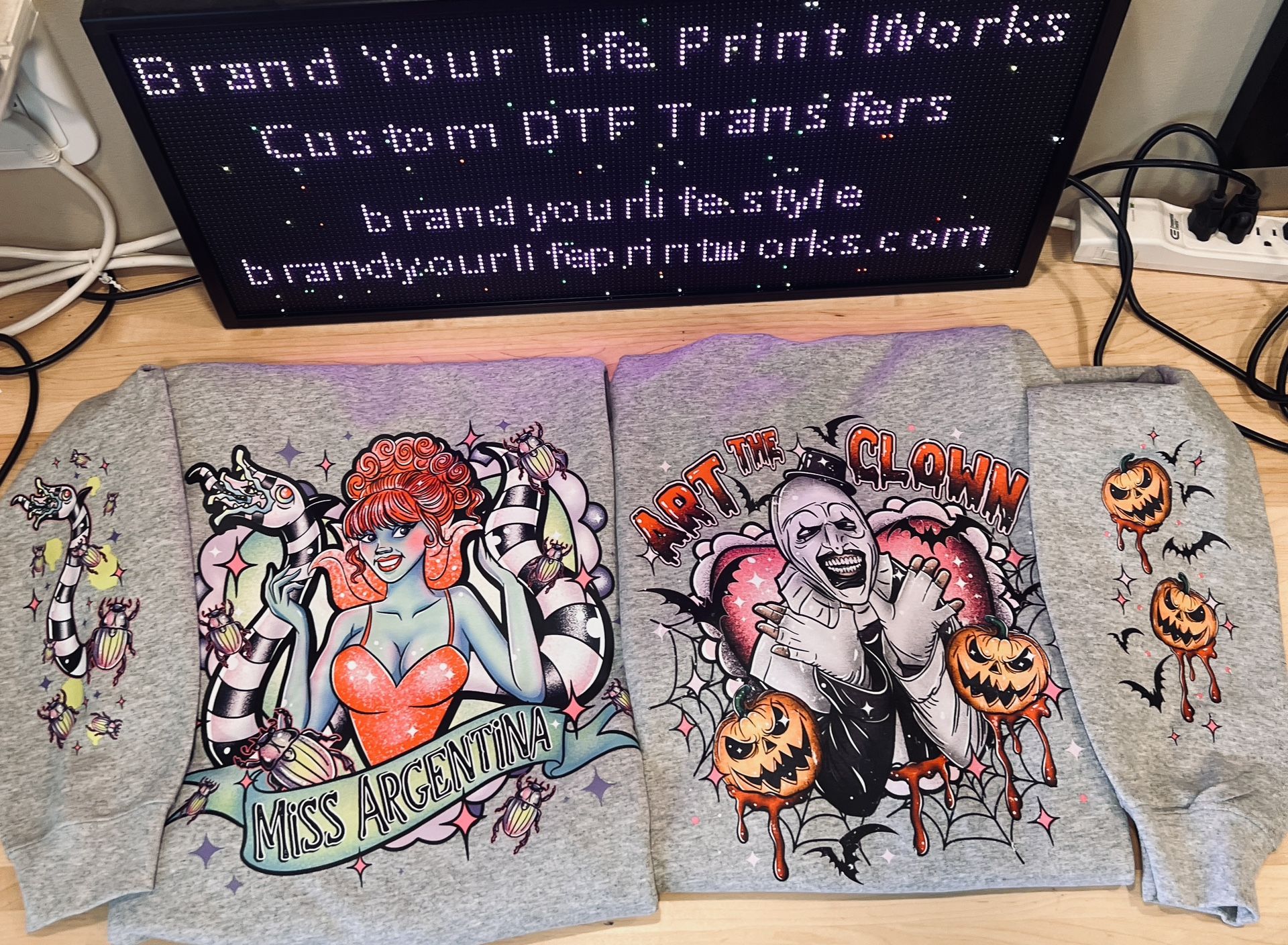 Custom Sweatshirt - Spooky Theme