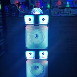 Rechargeable Karaoke Bluetooth Speaker With Microphone