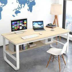 Brand New - Computer Desk PC Laptop Table Study Workstation Wood Home Office w/Drawers&Shelf