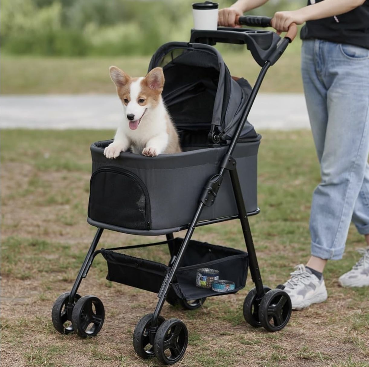 Dog Stroller And Carrier 3 -in-1