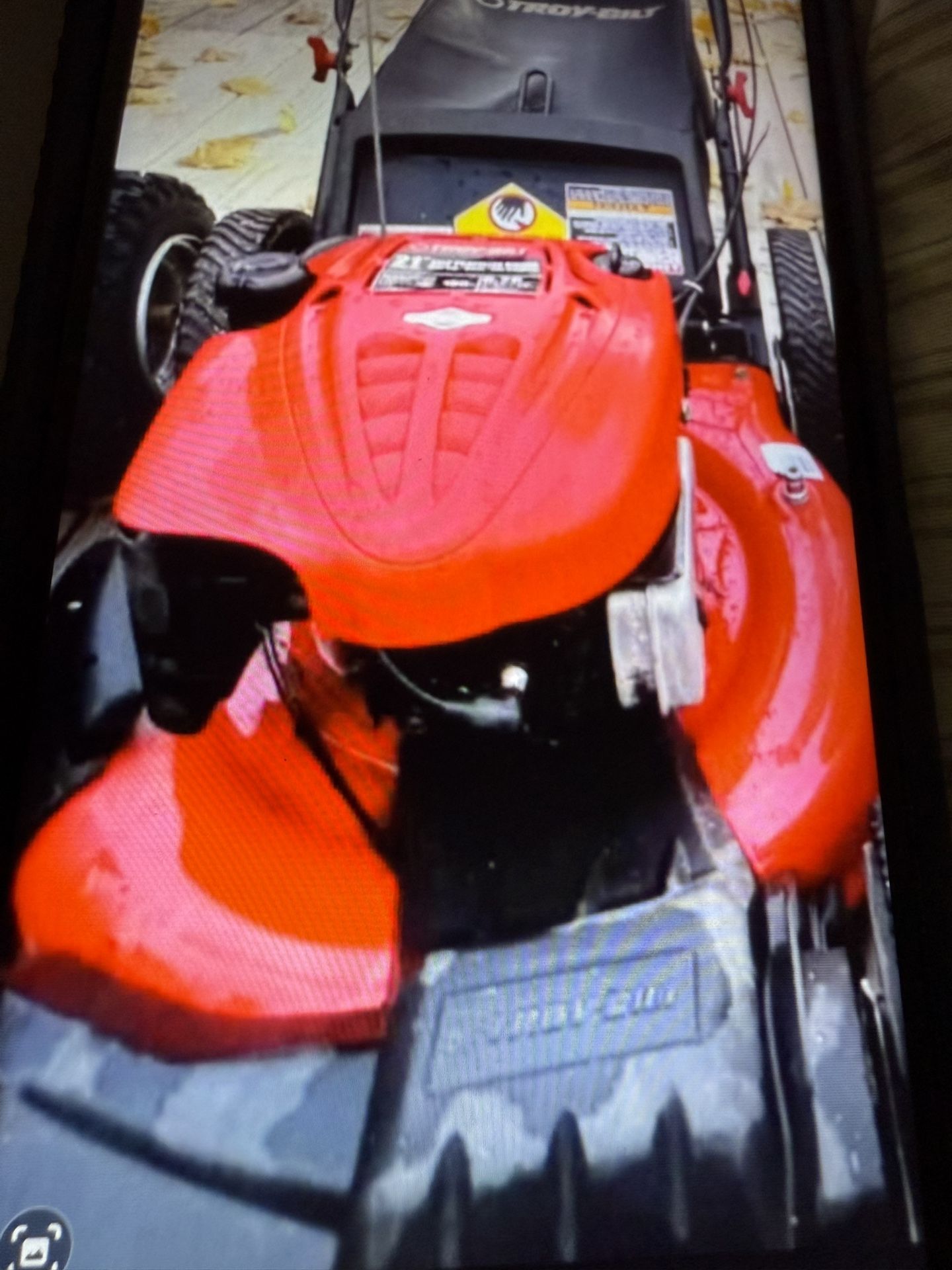 High Horsepower Troy Built Mower 