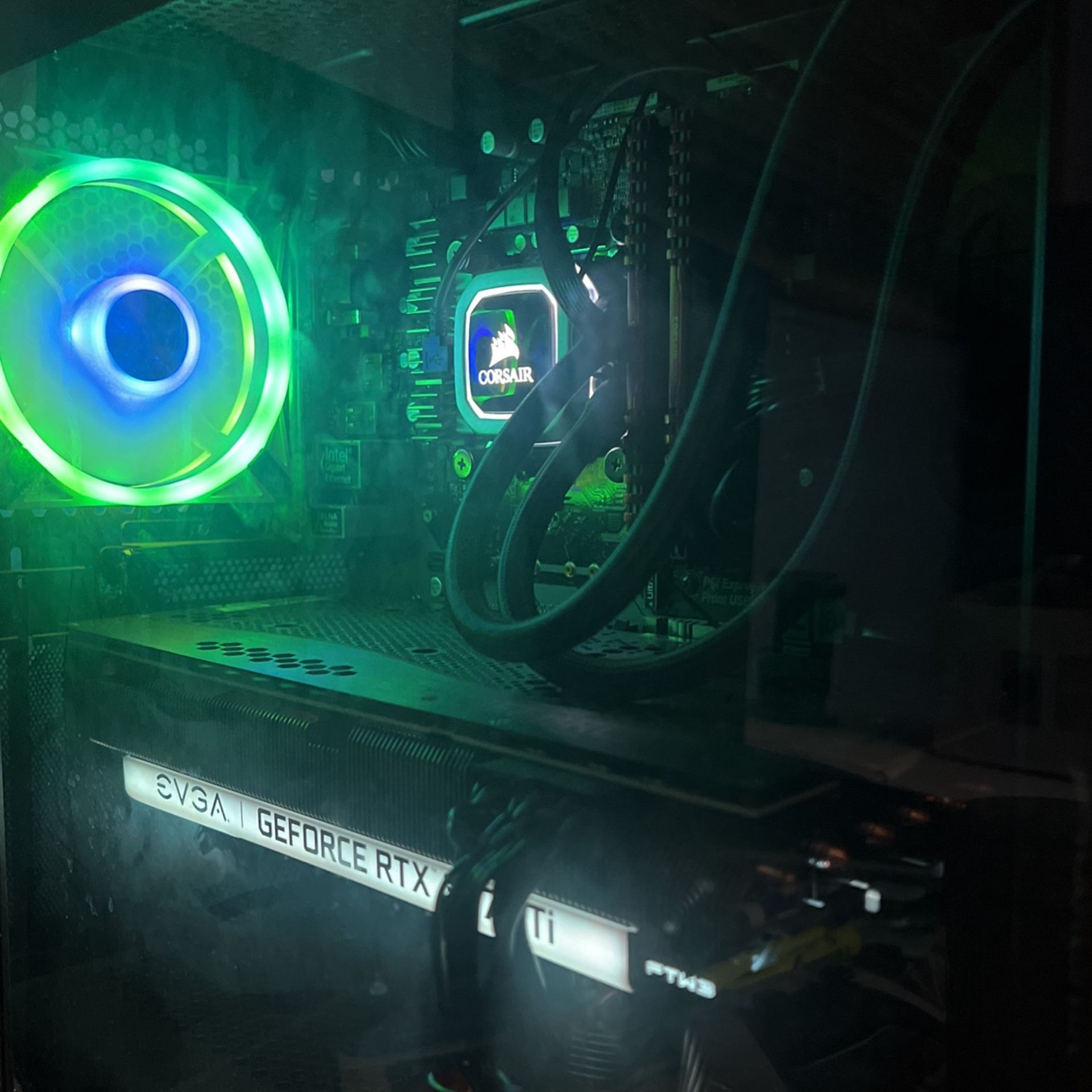 3070ti gaming pc including msi 27 inch monitor