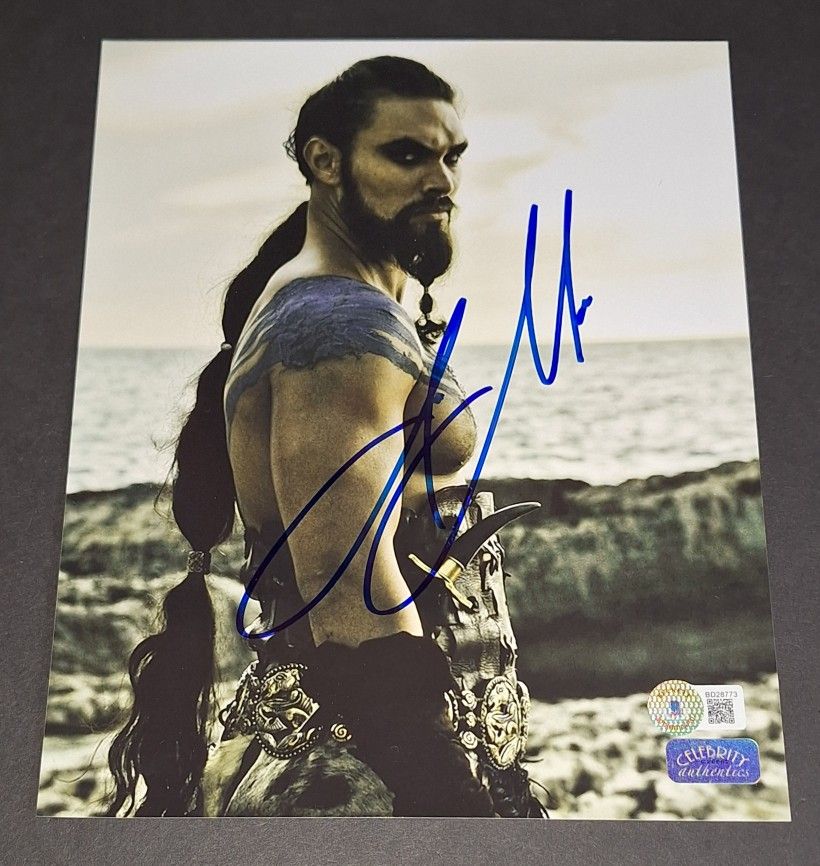 🔥 Jason Momoa autographed 8x10 Beckett COA 🔥