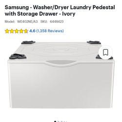 Brand New Samsung Washer Or Dryer Pedestal 