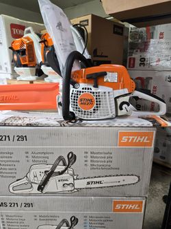 Brand New STIHL Farm Boss MS 271 20 inch. 
50.2 cc Gas Chainsaws
Retail $539