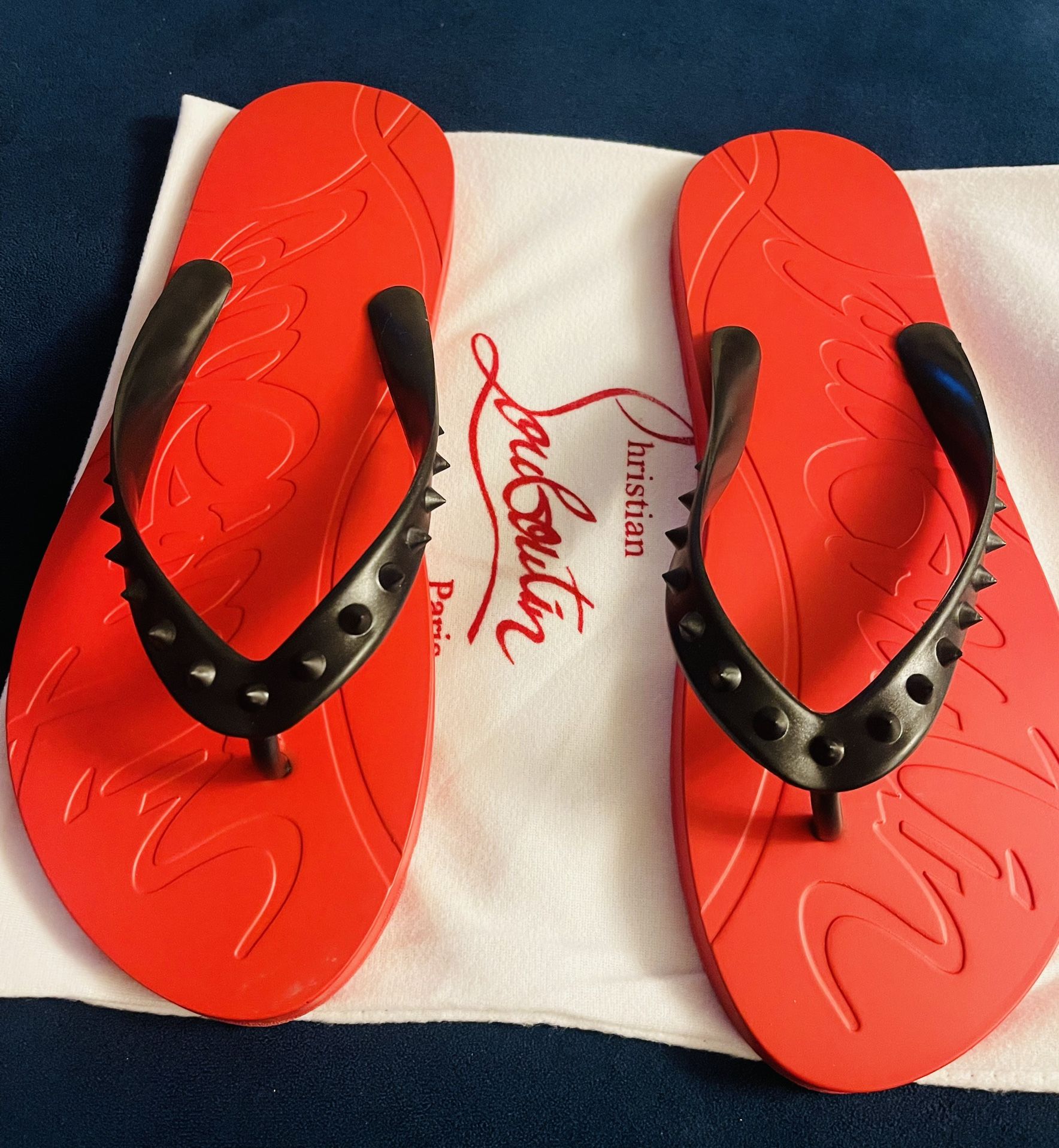 Christian Louboutin Flip Flop Sandals Size 9 EU40 For Men,New Products : American Fashion Style Bags On Sale