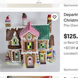 Department 56 Sugar Hill Row Houses North Pole Series #56.56961 Christmas 2007