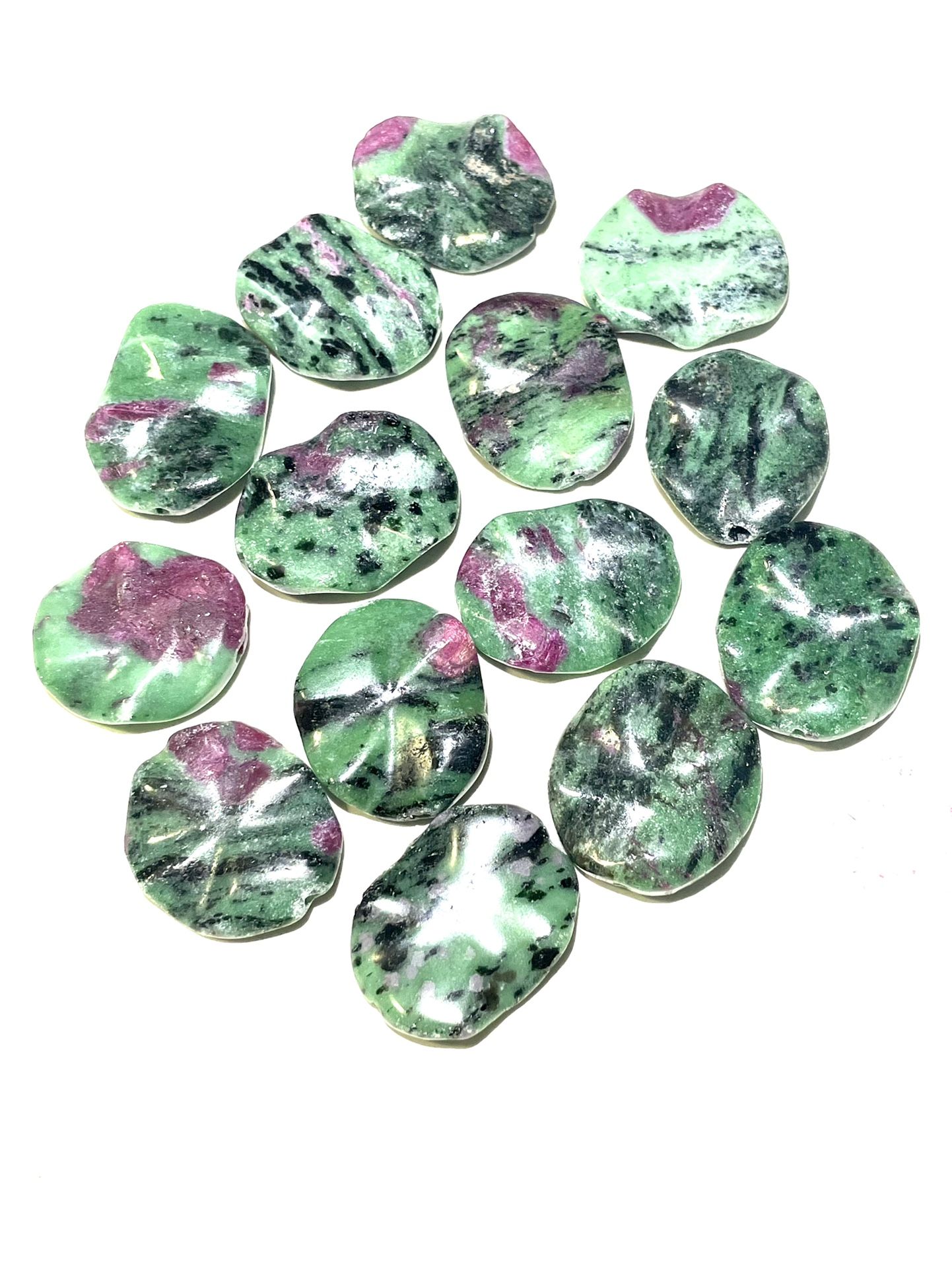Ruby Zoisite Bead Lot