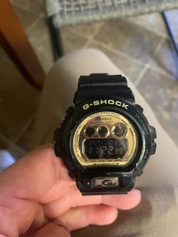 Casio G-Shock Digital Watch Black and Gold