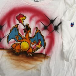 Pokemon Airbrush T Shirts 