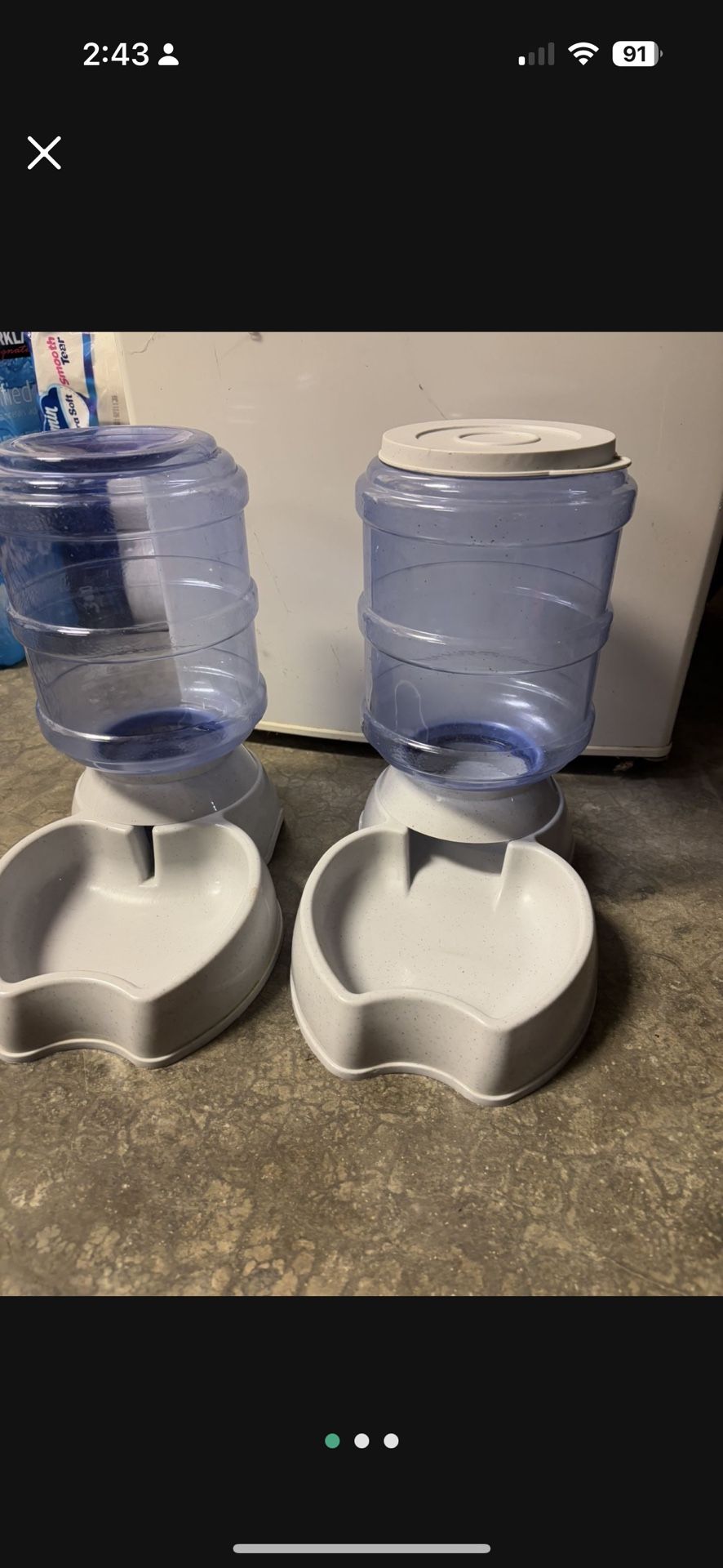 Food and Water Dispensers