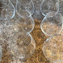 Set of 7 Remy Cognac Stem Wine Glasses