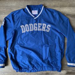 Vintage LA Los Angeles Dodgers Windbreaker Pullover Jacket Men’s Size Medium