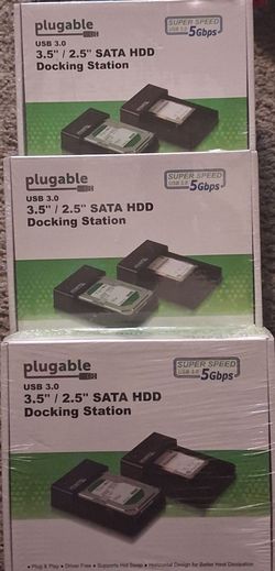 Plugable Hard Drive and Docking Station
