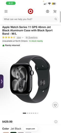 *NEW* Apple Watch series 11 46mm Obo