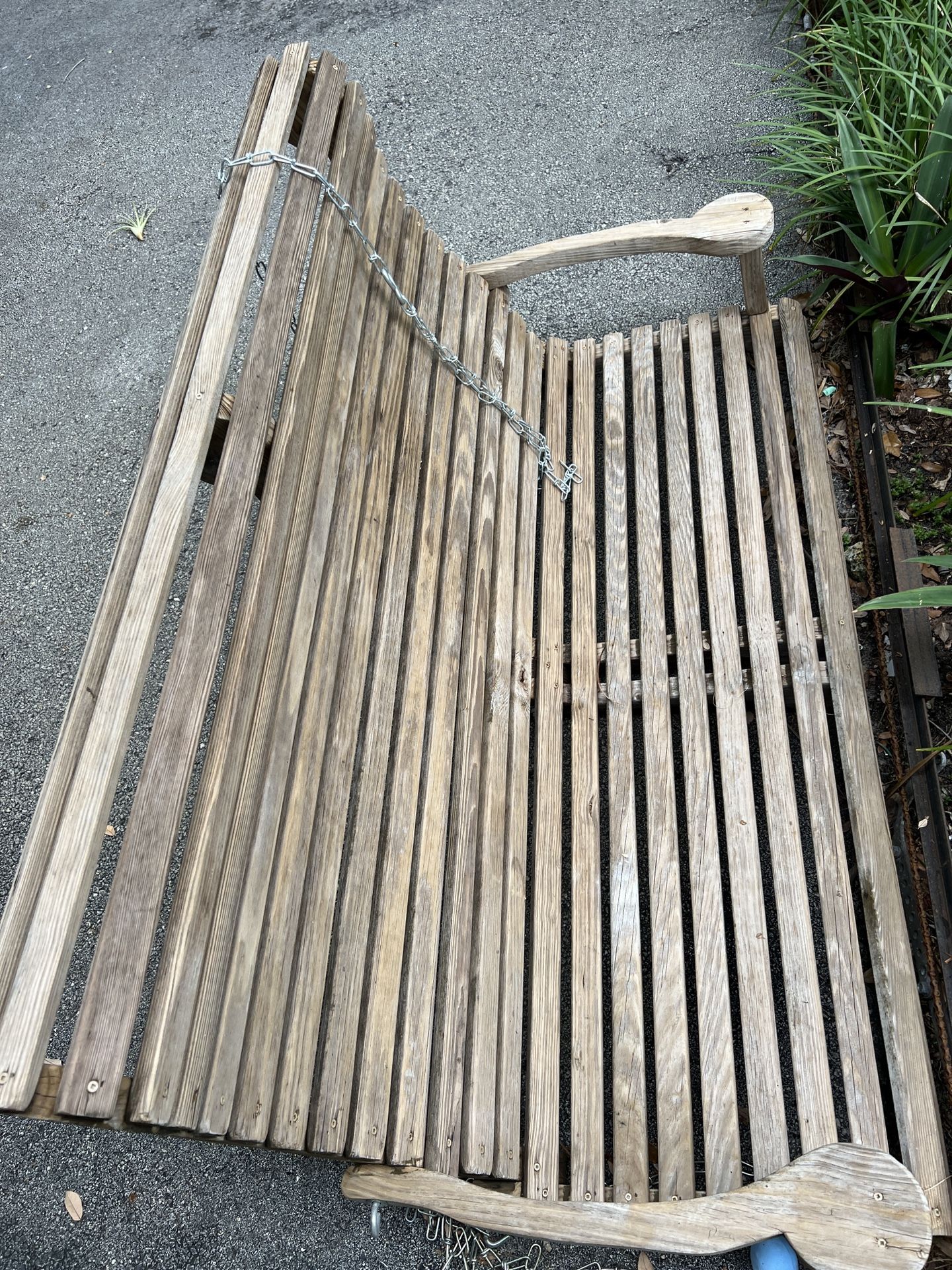 Wooden Porch Swing