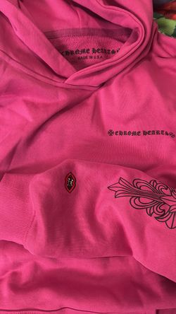 Looking For Trades Pink Chrome Hearts Hoodie 