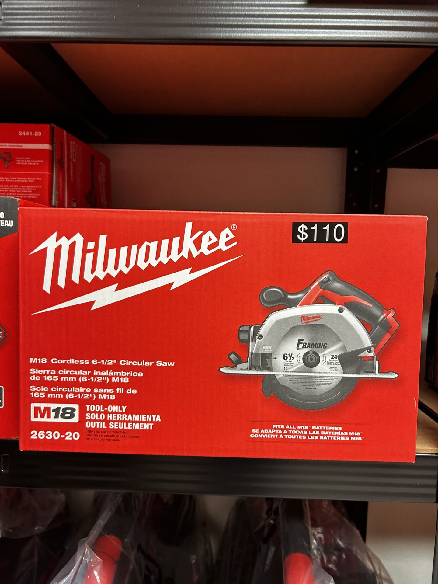 Milwaukee M18 Cordless 6-1/2 Circular Saw