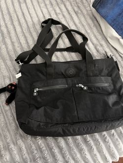 Kipling Black Nylon Tote Bag