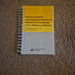 International Dietetics and Nutritional Terminology Pocket Guide 4th Ed ~ Good