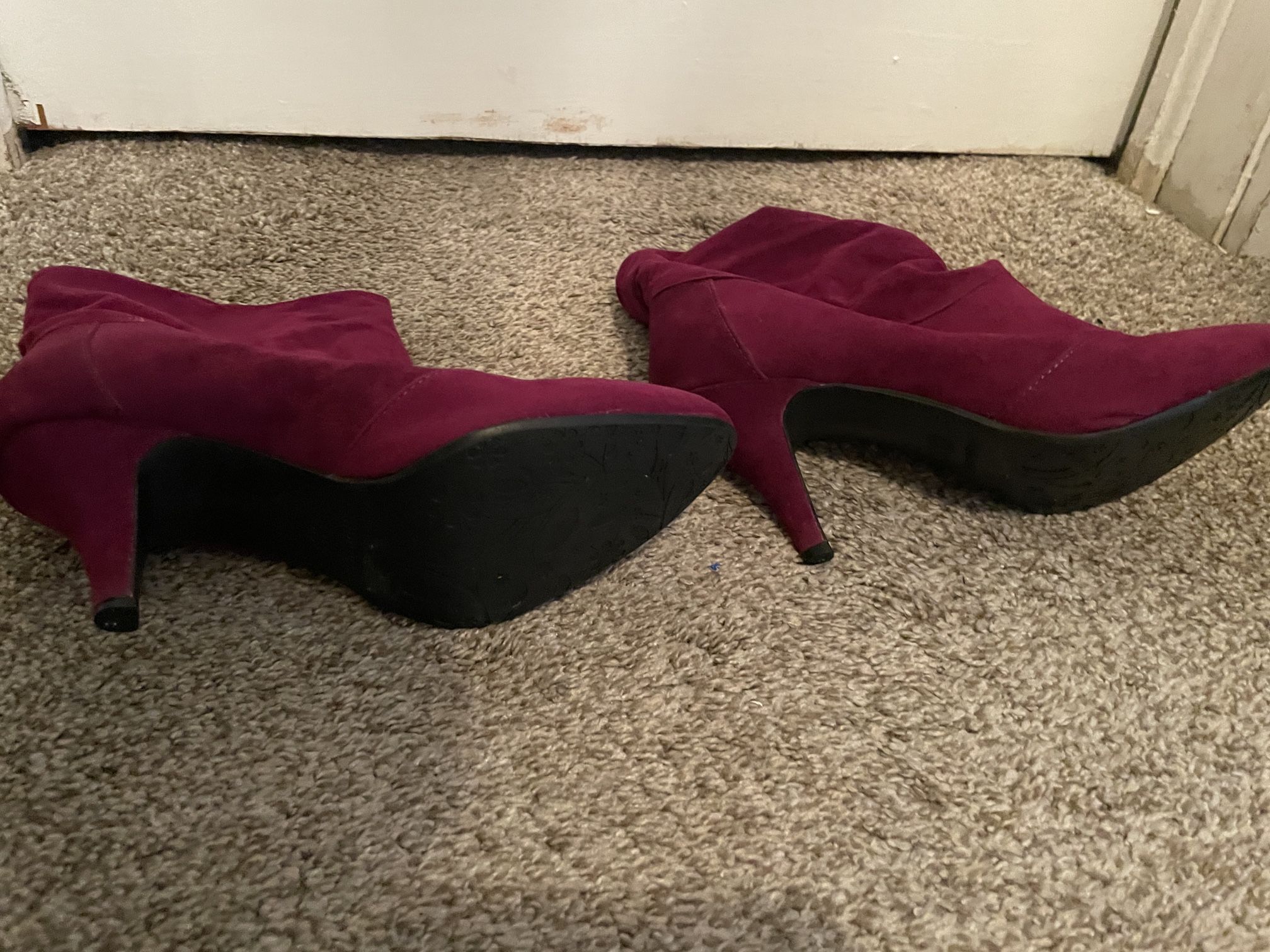 Suede Booties