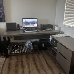 Computer Desk, And Chair Included *moving