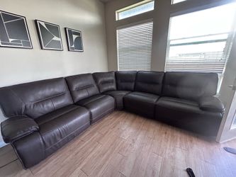 Marcus Chocolate Recliner Set
