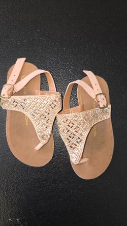 Rhinestone Flat Sandals
