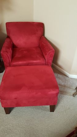 Beautiful coach and ottoman