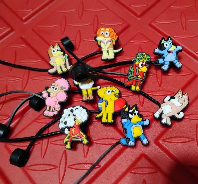 Bluey Straw Toppers π STOCKING STUFFERS π