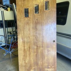 Outside Wood Door 