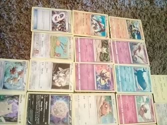 Pokemon cards all black stars 1promo