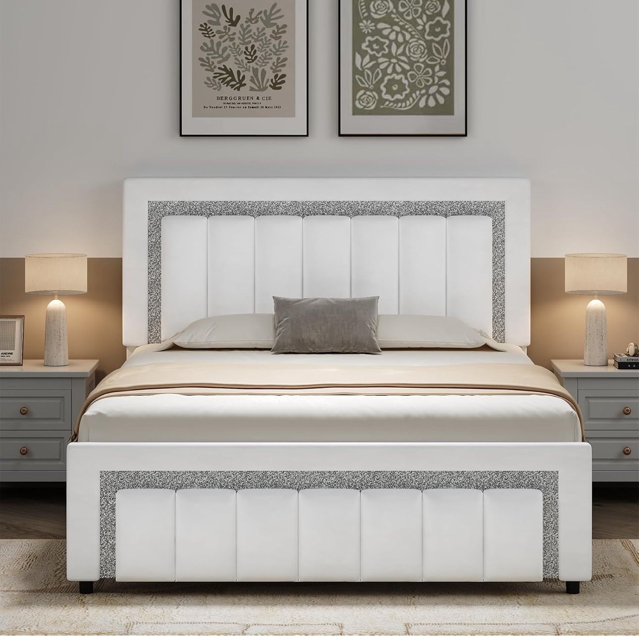 Queen LED Bed Frame