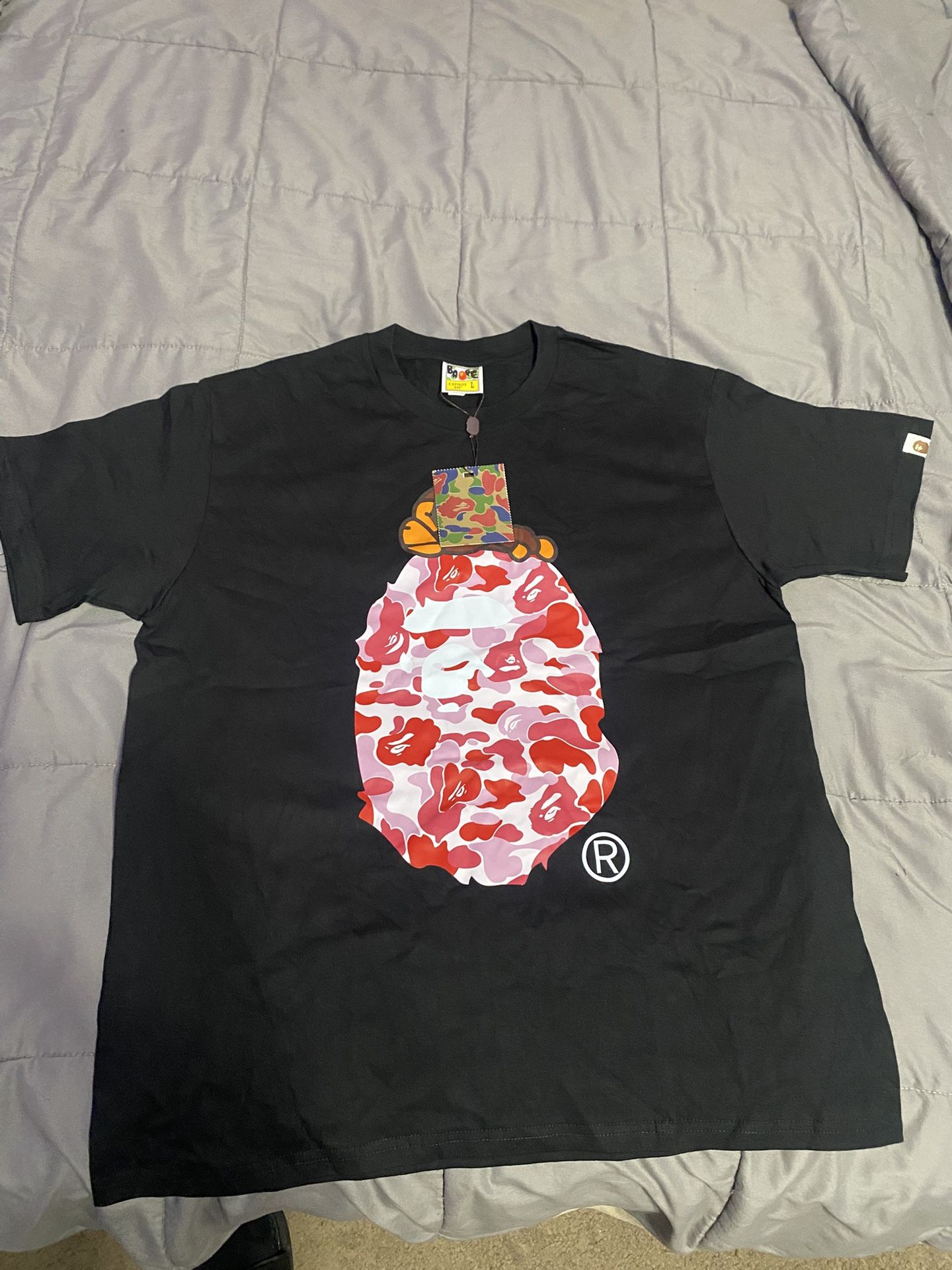 Pink BAPE tee
