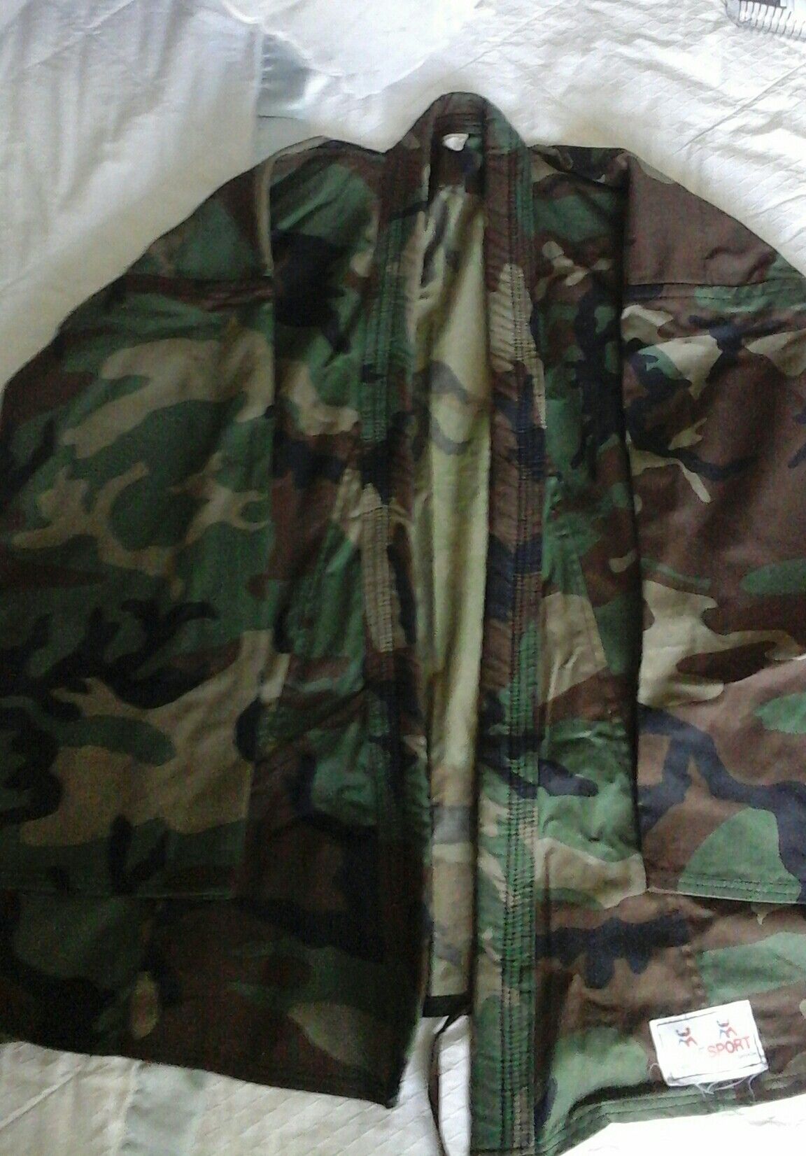 Camouflage ninja outfit